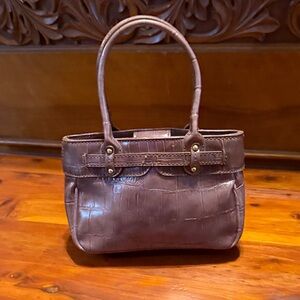 Liz Claiborne Elegant Brown Faux  Leather Handbag or Small Putse